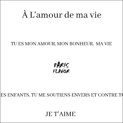 Coffret Bracelet “À L’Homme de Ma Vie"