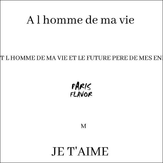 Coffret Bracelet “À L’Homme de Ma Vie"