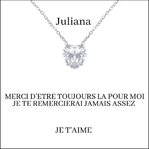 Coffret Collier « À la Femme de Ma Vie »