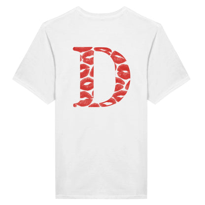 T-shirt Bisous avec Initiale