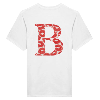 T-shirt Bisous avec Initiale