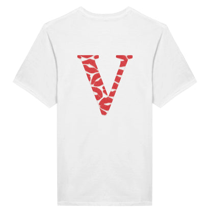 T-shirt Bisous avec Initiale