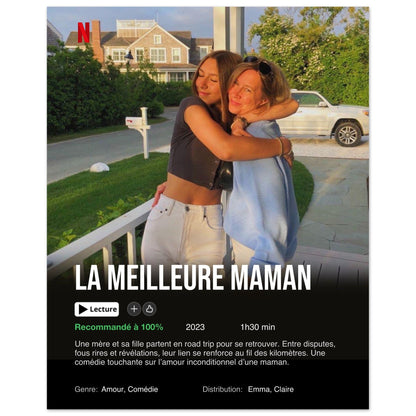 Affiche Netflix Personnalisée (Edition Maman)