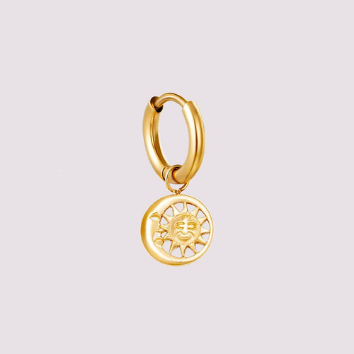 Boucle d'Oreille Sun-Moon