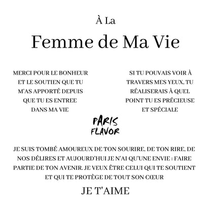 Coffret Collier « À la Femme de Ma Vie »